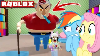 ESCAPANDO do VOVÔ MALVADO no ROBLOX (Escape Evil Grandpa Obby) ‹ Luli Rarity ›