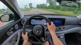 2021 Mercedes-Benz E450 - POV Test Drive (Binaural Audio)