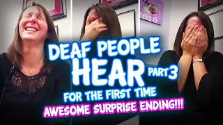 People Hearing for the First Time  Part 3! *Huge Surprise Ending* Getting Cochlear Implants