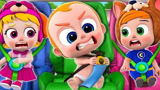 Let’s Buckle Up 🚨 | Car Safety Song 👮🚦 | NEW Kid Songs & Funny Cartoon For Kids by PIB