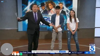 Sean Lew and Kaycee Rice (KTLA5 News) Interview and Dance