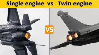 Single engine vs Twin engine fighter jets |  हिंदी