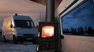 How to Install a Wood Burner and Chimney in your Van