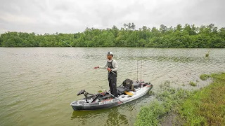 First Tournament In My NEW Tournament Kayak On A Big Lake (Did Better Than Expected)