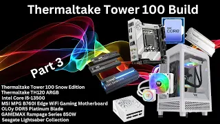 LIVE - Thermaltake Tower 100 Snow Edition Computer Build - September 12, 2023 at 1pm PDT/4pm EDT