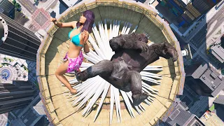 GTA 5 Crazy Water Ragdolls | Gorilla Jumps/Fails #1 (Euphoria Physics | Funny Moments)