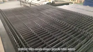 Welded wire mesh fence panels with curve china manufacturer