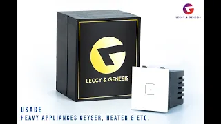 Leccy & Genesis Touch Smart Switches; compatible with Google, Alexa, Siri
