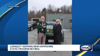 Longest-serving New Hampshire state trooper retires