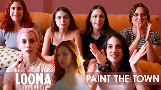 이달의 소녀 (LOONA) "PTT (Paint The Town)" Official MV | Spanish college students REACTION (ENG SUB)