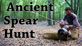 Stone Age Spear Hunting with an Atlatl