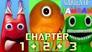 GARTEN OF BANBAN CHAPTER 1 + 2 + 3 | Full Game Walkthrough | No Commentary