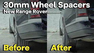 Is It Safe to Install 30mm Wheel Spacers on 2023 Land Rover Range Rover?|Before and After|BONOSS