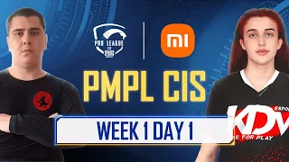 [RU] 2021 PMPL CIS W1D1 | S2 | Xiaomi | PUBG MOBILE Pro League 2021