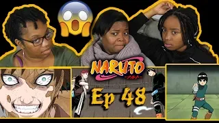 Gaara vs Rock Lee Pt. 1, The Power of Youth Explodes! - Naruto Episode 48 Reaction