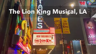 LA 라이온킹 뮤지컬 커튼콜 현장 | The Lion King Musical Curtain Call | 2023 | Hollywood Pantages Theatre, LA