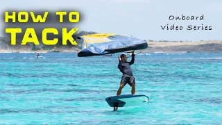 How to tack | WING FOIL onboard video series