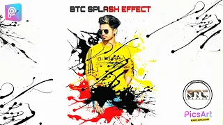 Picsart Ink Splash Effect || Picsart Tutorial || Picsart Edit