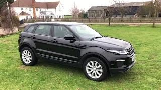 Land Rover evoque black 2016 65 plate black for sale @ Auto 2000 Epping