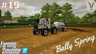 Sell the Silage Bales, Peas Harvest & Spreading | Bally Spring | FS22| Timelapse #19