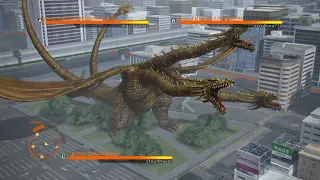 GODZILLA PS4 : King Ghidorah vs MechaGodzilla 75 vs Godzilla 1964