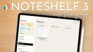 Noteshelf 3 Review & Walk-through | Note-taking app for notes, digital planning, & more!