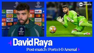 "IT'S A GOOD FINISH FROM OUTSIDE THE BOX" | David Raya | Porto 1-0 Arsenal | UEFA Champions League