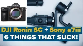 6 Fails of the DJI Ronin SC with Sony a7iii Specific Critical Review