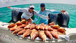 EPIC SLAY Diving in the Bahamas 🇧🇸 Hogs and Conch! Catch and Cook