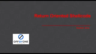 Return Oriented Shellcode (ROP Shellcode)