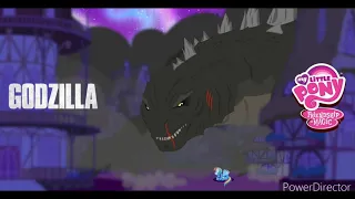 Godzilla 2014 ( Godzilla Meets Rainbow Dash )
