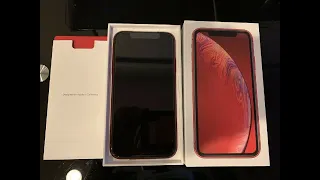 iPhone XR (Product)RED 64 Gig. Unboxing in 2021 + AirPods 2 and “accessories” (Read desc.)