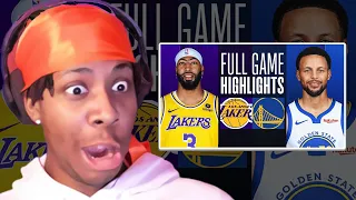 Lvgit Reacts To Golden State Warriors vs Los Angeles Lakers Full Game Highlights October 7, 2023