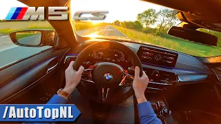 BMW M5 CS F90 POV Test DRIVE & SLIDE by AutoTopNL