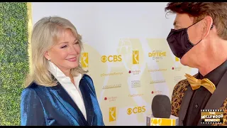 Deidre Hall at The 48th Annual Daytime Emmy's on The Red Carpet with BJ Korros The Hollywood Moment