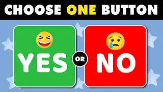 Choose One Button 😱🥴🥳  YES or NO Challenge 🟢🔴 (60 Hardest Choices EVER!) | Quiz Lion