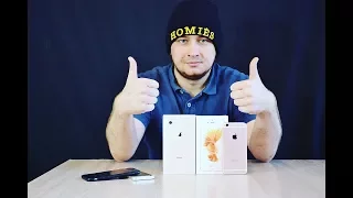 Распаковка и обзор iPhone 8 активация и сравнение с iPhone 6s стоит ли iPhone 8 своих денег?