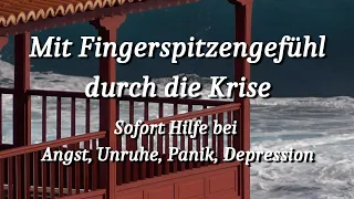 Mit Fingerspitzengefühl durch die Krise - Soforthilfe bei Angst, Panik, Anspannung, Depression