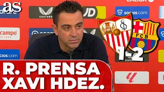 XAVI, ÚLTIMA rueda de prensa | SEVILLA 1- FC BARCELONA 2