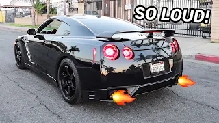 I MADE THE LOUDEST NISSAN GTR IN THE WORLD!!!