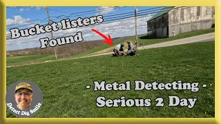 METAL DETECTING with some friends in PA. Serious bucket listers found.