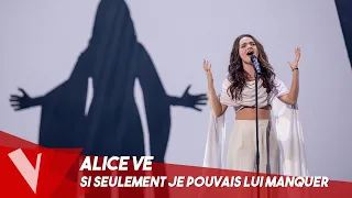 Calogero - 'Si seulement je pouvais lui manquer' ● Alice Ve | Lives | The Voice Belgique Saison 9