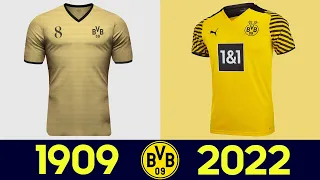 The Evolution of Borussia Dortmund Football Kit | All Borussia Dortmund Football Jerseys in History