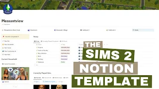 The Sims 2 - Ultimate FREE Notion Template