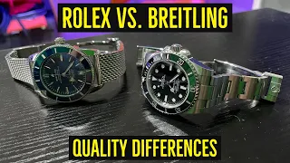 Rolex vs. Breitling Quality Differences