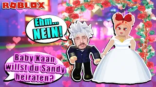 SANDY VOM RICH SERVER HEIRATET BABY KAAN! 💍 Ist Mama Dania einverstanden? [Roblox Deutsch]