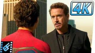 Tony Stark Takes Spider-Man's Suit | Spider-Man Homecoming (2017) Movie Clip