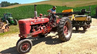 A CRAZY Antique Tractor and Planter Combination!