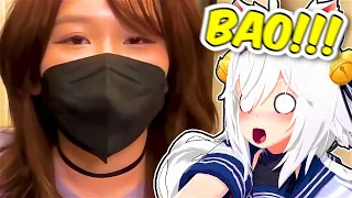 Filian can't overcome Bao's cheeks (EYETRACKER CHALLENGE)