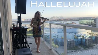 Violinist Surprises her California Neighbors With Balcony Performance during quarantine - Hallelujah